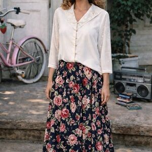 Vintage Lace White Top